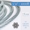 Laureola Industries 3/32" Stainless Steel Aircraft Wire Rope 304 Grade 7x19, 1000ft ZAG332-SS304-719-1000 - alternate 2